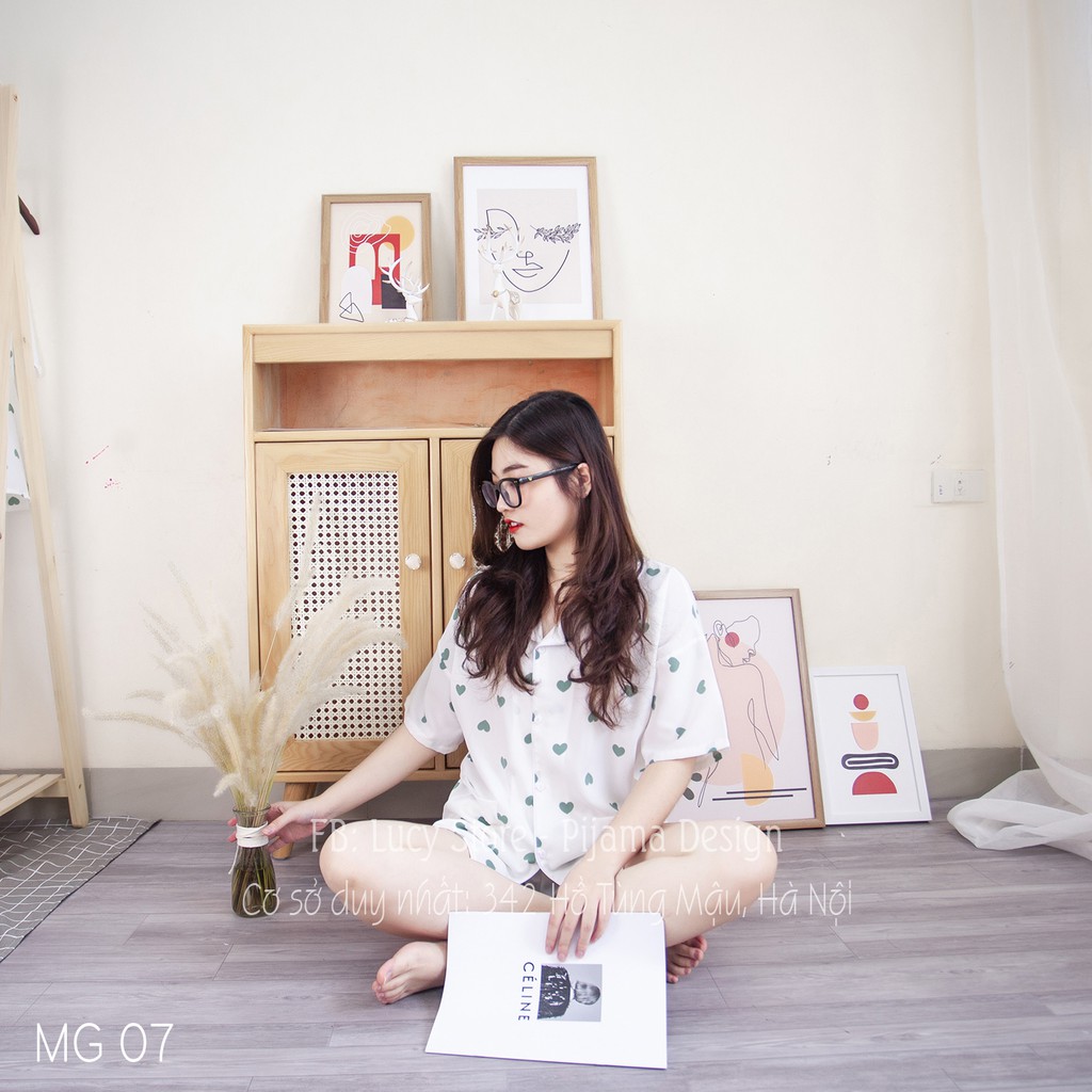 Bộ Ngủ Pijama Nữ Lụa Nhập Cao Cấp Chất Vải Mềm Mướt Siêu Thoáng Mát