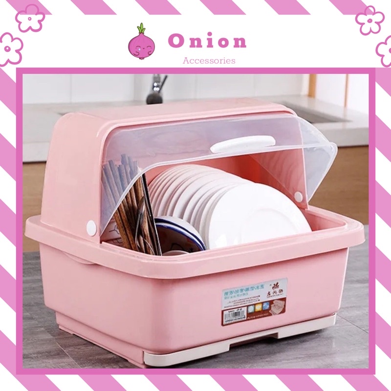 Hộp đựng bát đĩa có nắp đậy chống bụi