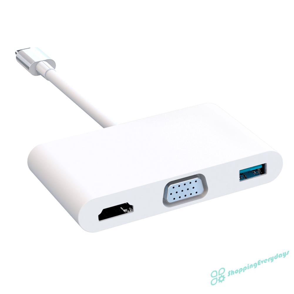 SV Bộ Chuyển Đổi 5 Trong 1 Xp5A 87w Pd Usb3.0 Hdmi 1080p Vga 3.5mm