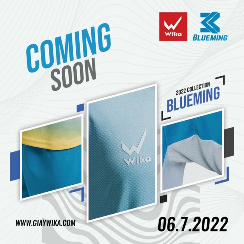 BỘ QUẦN ÁO ĐÁ BÓNG WIKA BLUEMIN SIÊU ĐẸP,  VẢI MẶC CỰC MÁT