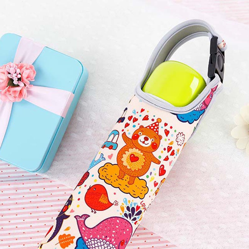 Túi đựng bình nước giữ nhiệt họa tiết hoạt hình sáng tạo 18 màu tùy chọn | BigBuy360 - bigbuy360.vn