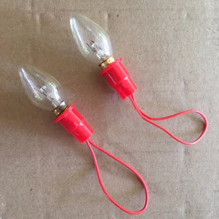 Đèn quả ớt kèm chuôi cho lồng đèn