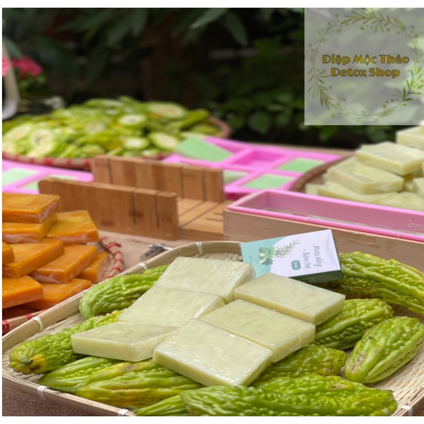 Xà Bông Nghệ - Mướp Đắng Giảm Thâm, Mụn Lưng, Viêm Lỗ Chân Lông. | BigBuy360 - bigbuy360.vn