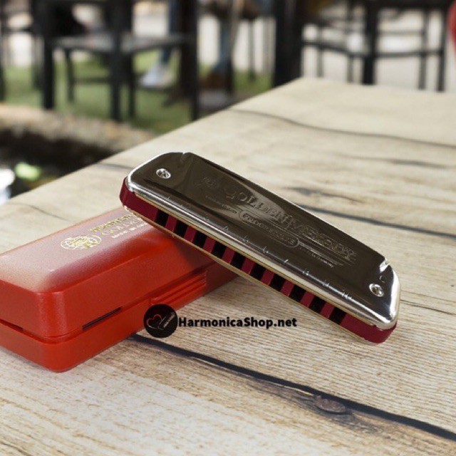 Kèn Harmonica 10 lỗ  Hohner Golden Melody