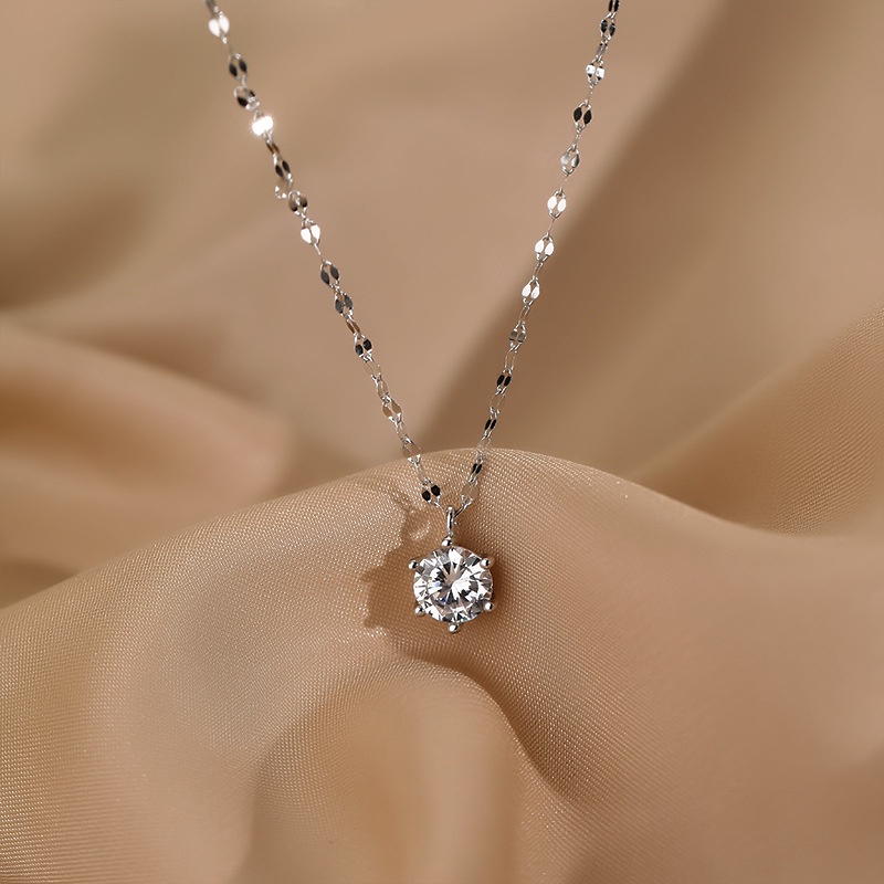 Vòng cổ Đính Đá Đơn Giản Quyến Rũ Thời Trang Hàn Quốc 2022 Cho Nữ