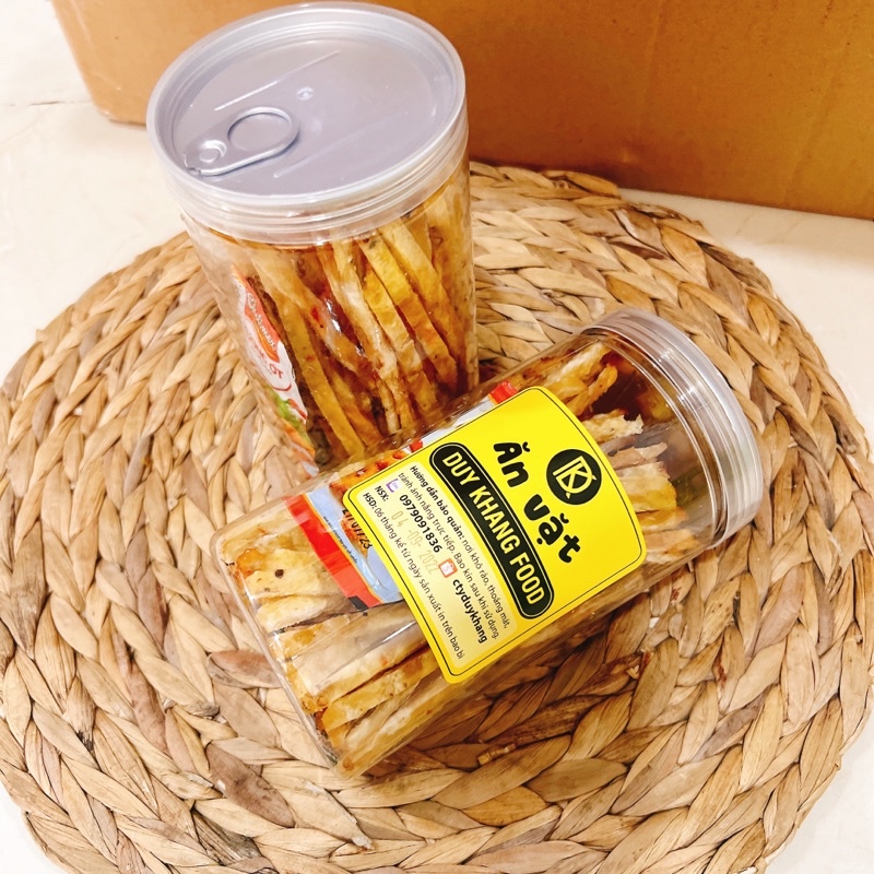 Khô Cá Thiều Que Tẩm Vị Đóng Lon 300gr
