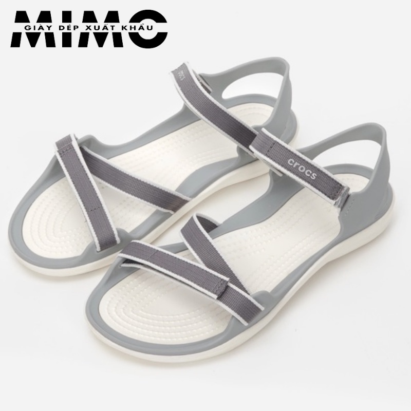 Sandal nữ, dép xăng đan Swiftwater Webbing quai mảnh màu ghi êm nhẹ, bền đẹp cho nữ
