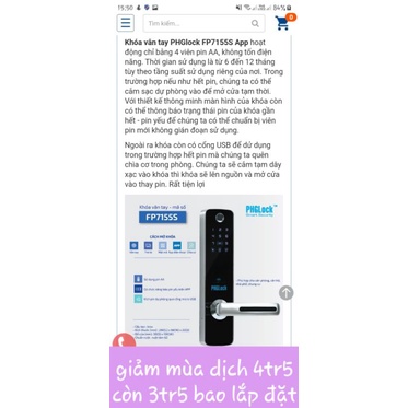 phglock vân tay, chìa khóa,thẻ từ, mã cảm ứng, APP điện thoại