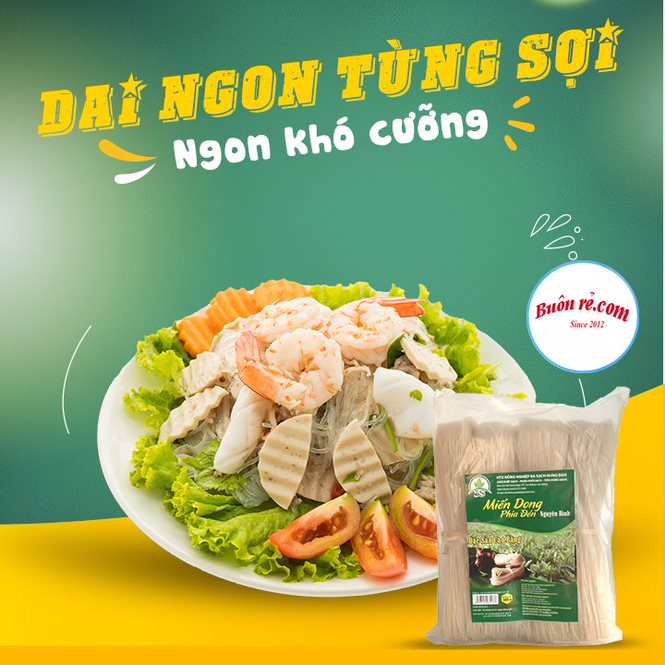 Miến dong Phia Đén (500G) sợi dai giòn, không hóa chất - Đặc sản Cao Bằng 00015 | BigBuy360 - bigbuy360.vn