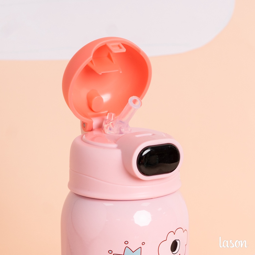 Bình giữ nhiệt, bình đựng nước trẻ em Lason inox 316 500ml hiển thị nhiệt độ BN-BTE00122