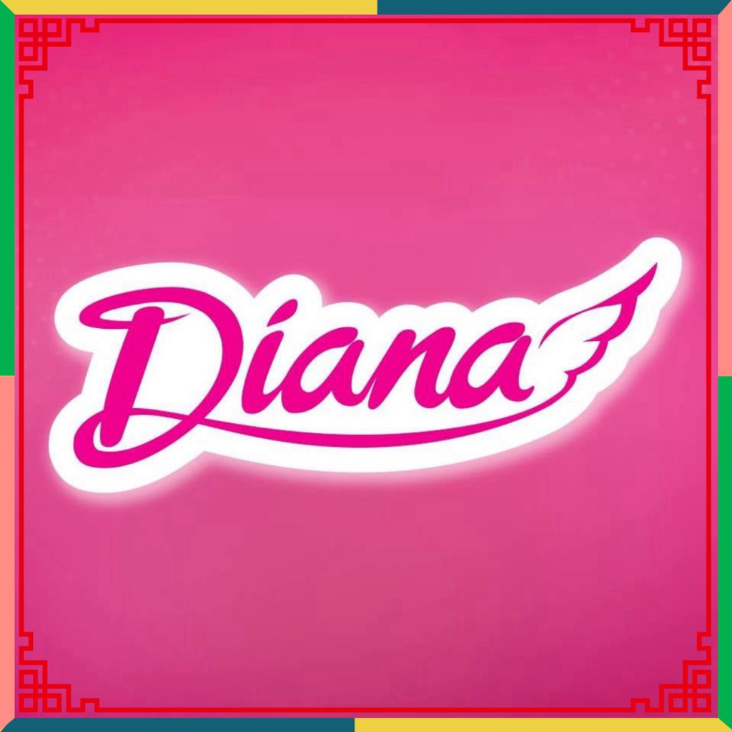 Bộ 6 gói băng lau chùi Diana siêu thấm cánh Maxi 8 miếng/gói ( Đại lý Ngọc Toản)