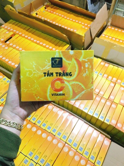 Tắm trắng Cam Vitamin C