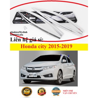Vè che mưa honda city 2015-2019 mạ crom