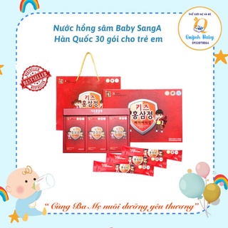 Nước hồng sâm trẻ en baby sanga Hàn Quốc
