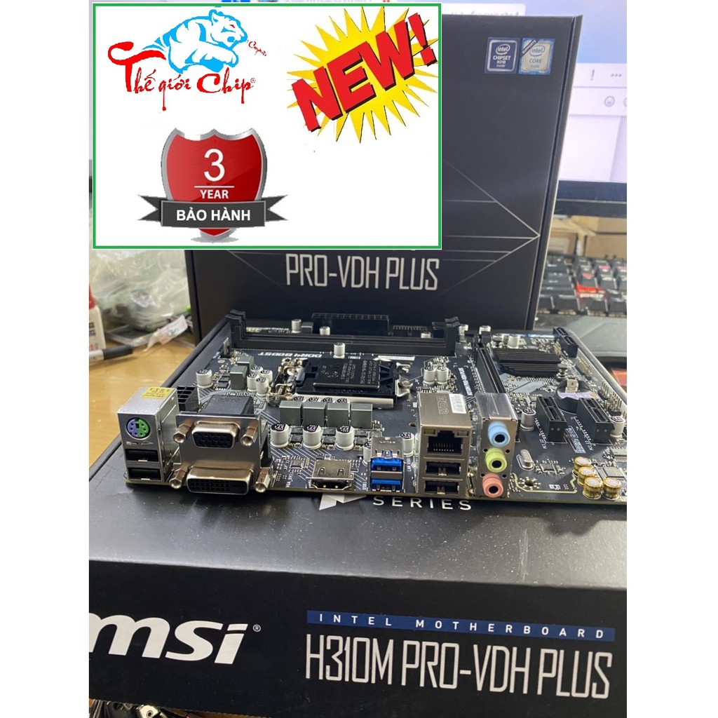 Bo Mạch Chủ (Mainboard) MSI H310M PRO-VDH PLUS (CTY Box-3 Năm)