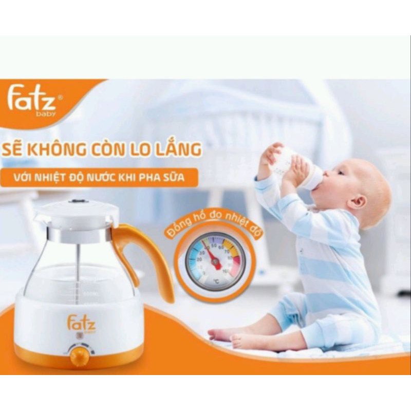 Máy hâm nước pha sữa 800ml có nhiệt kế chính hãng Fatz Baby - FB3005SL
