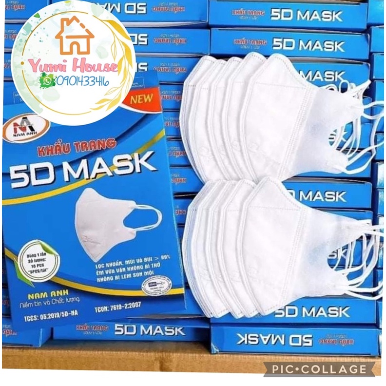 [SALE] Khẩu Trang 5D Mask FAMAPRO Chính Hãng Nam Anh