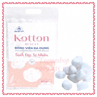BÔNG BẠCH TUYẾT - Bông Viên Tiện Dụng Kotton Beauty - 80gr/gói
