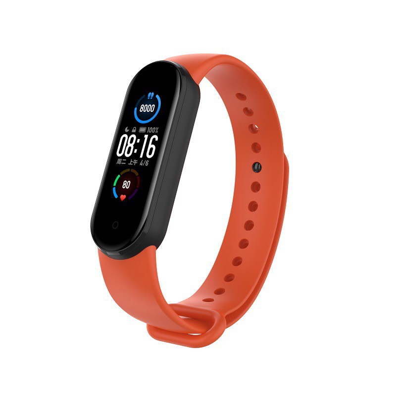 Dây Đeo Xiaomi Mi Band 5 / Mi Band 6 DẻoThay Thế Cho Vòng Đeo Tay Thông Minh TPU - 2 màu