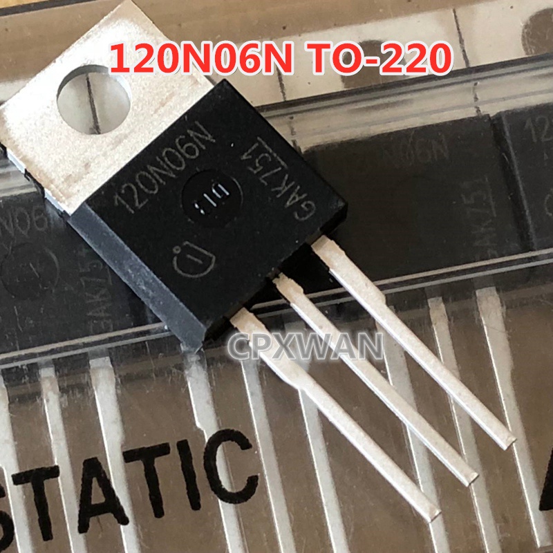 TO-220 IPP120N06NG 2 chiếc 120N06N 60V / 75A Bóng bán dẫn MOSFET kênh N pxy