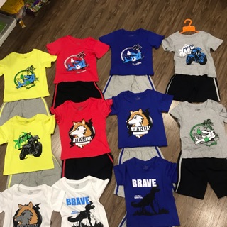 Bộ cotton bé trai