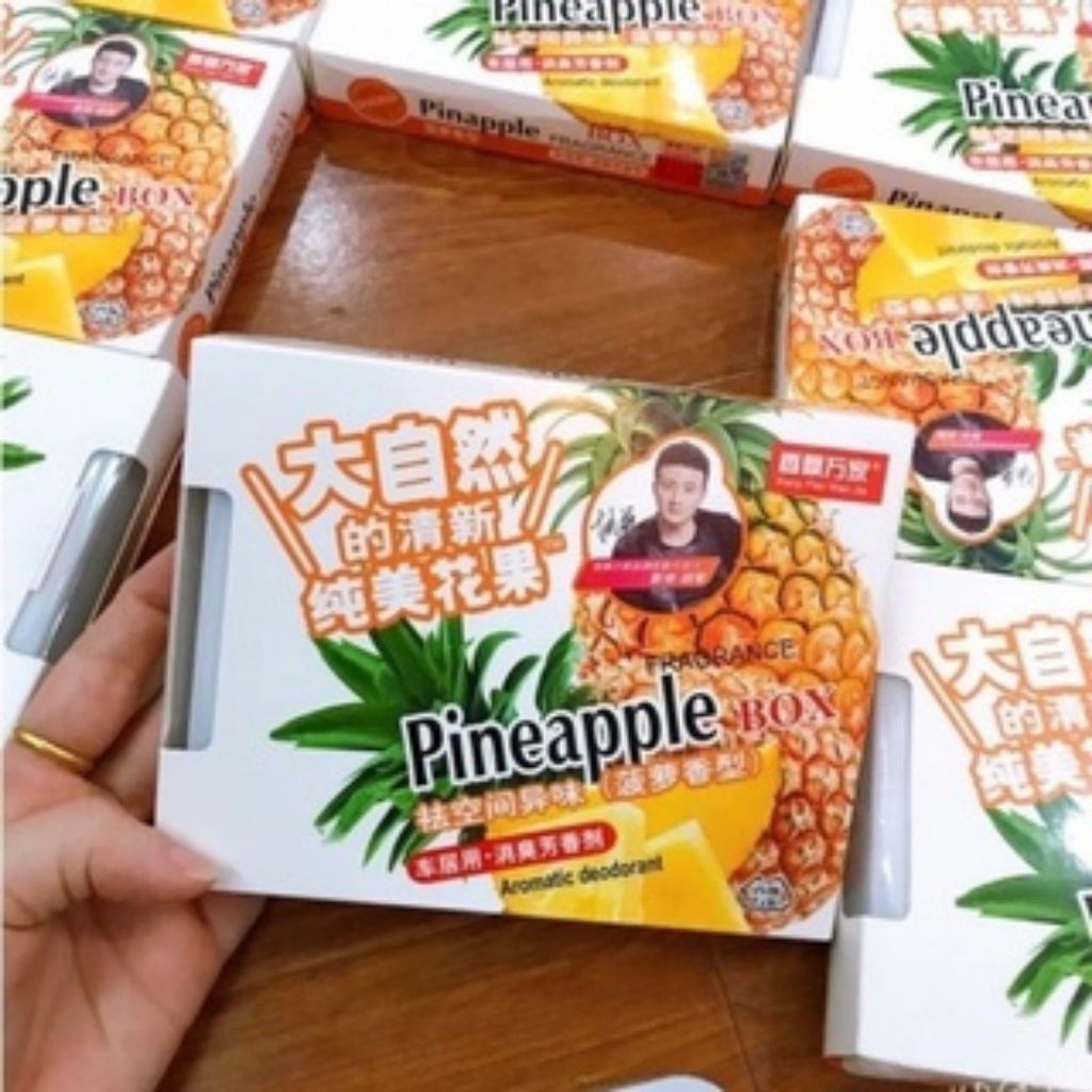 Sáp thơm hương dứa để xe ô tô,Sáp dứa để xe hơi khử mùi nội thất