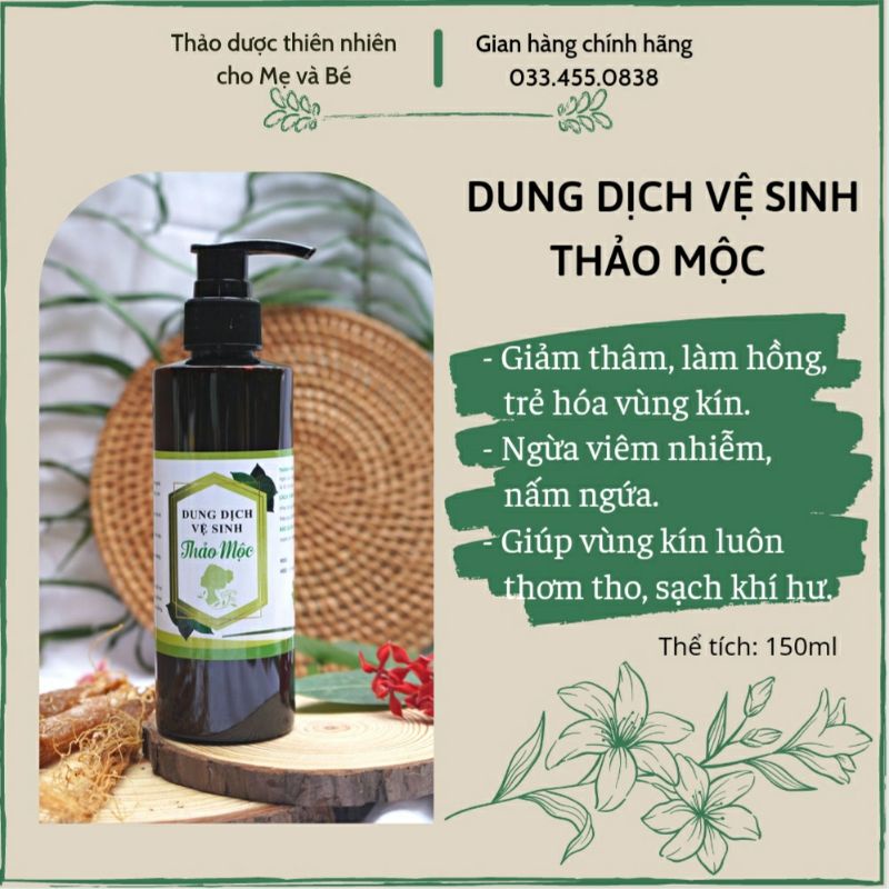 DUNG DỊCH VỆ SINH THẢO MỘC