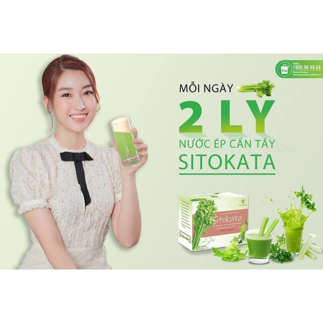 Bột cần tây Sitokata chính hãng giúp giảm cân và đẹp da + tặng bình nước + cẩm nang | BigBuy360 - bigbuy360.vn
