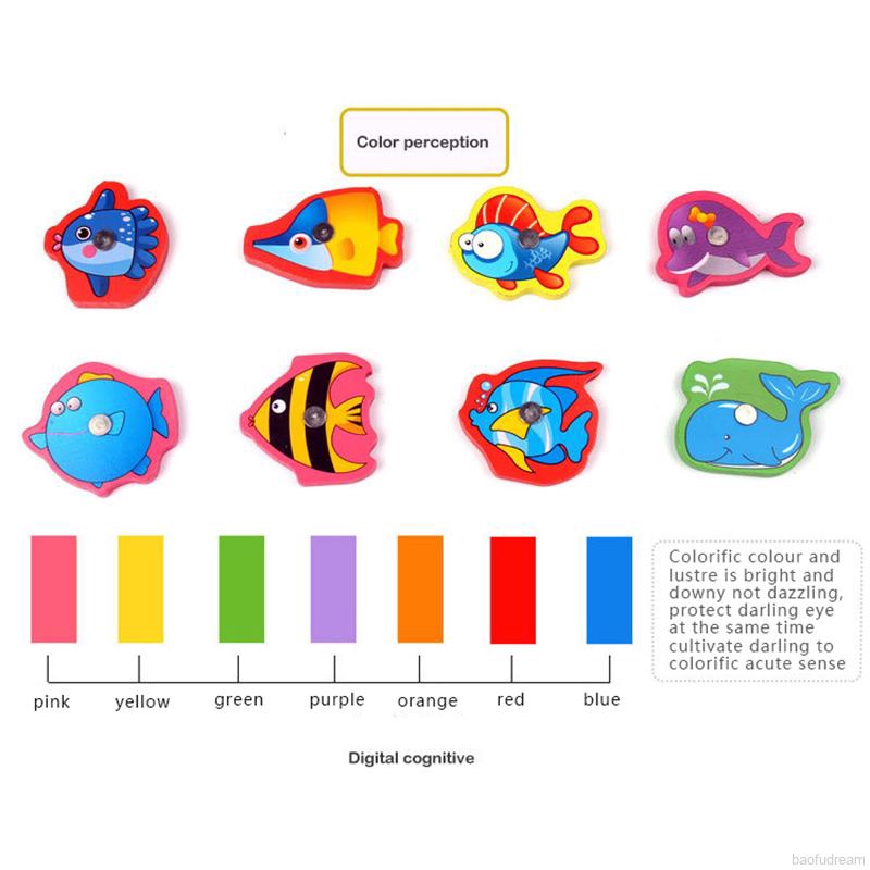 Bộ Đồ Chơi Câu Cá Từ Tính Bằng Gỗ Cho Bé