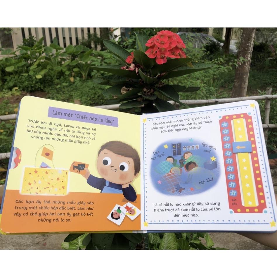 Sách lật mở khám phá - Nhưng cảm xúc nhỏ quan trọng của bé - Đôi Khi Mình Lo Lắng