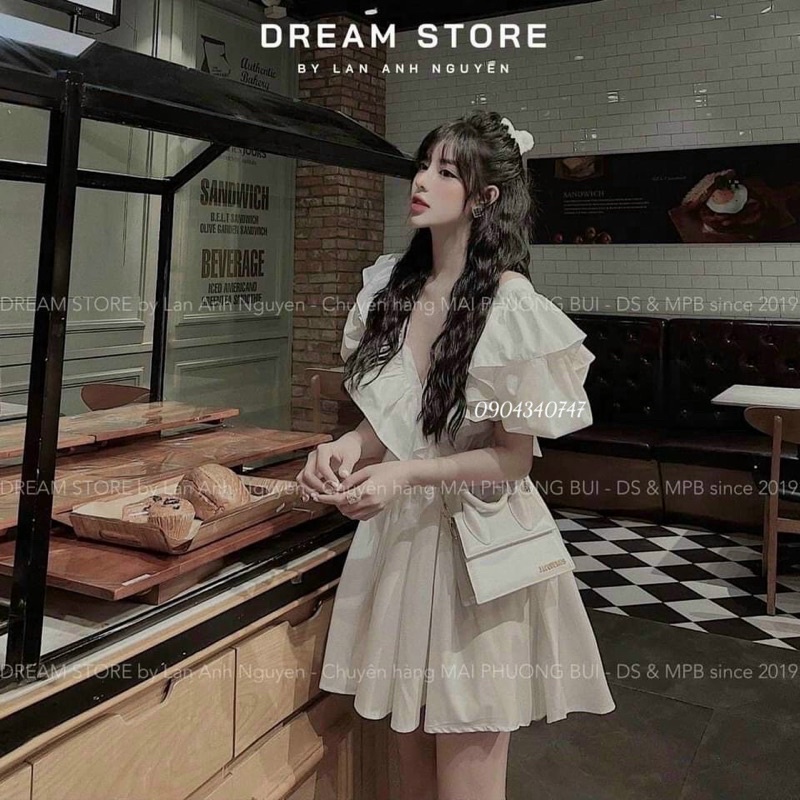 BIGSIZE Đầm babydoll tiểu thư