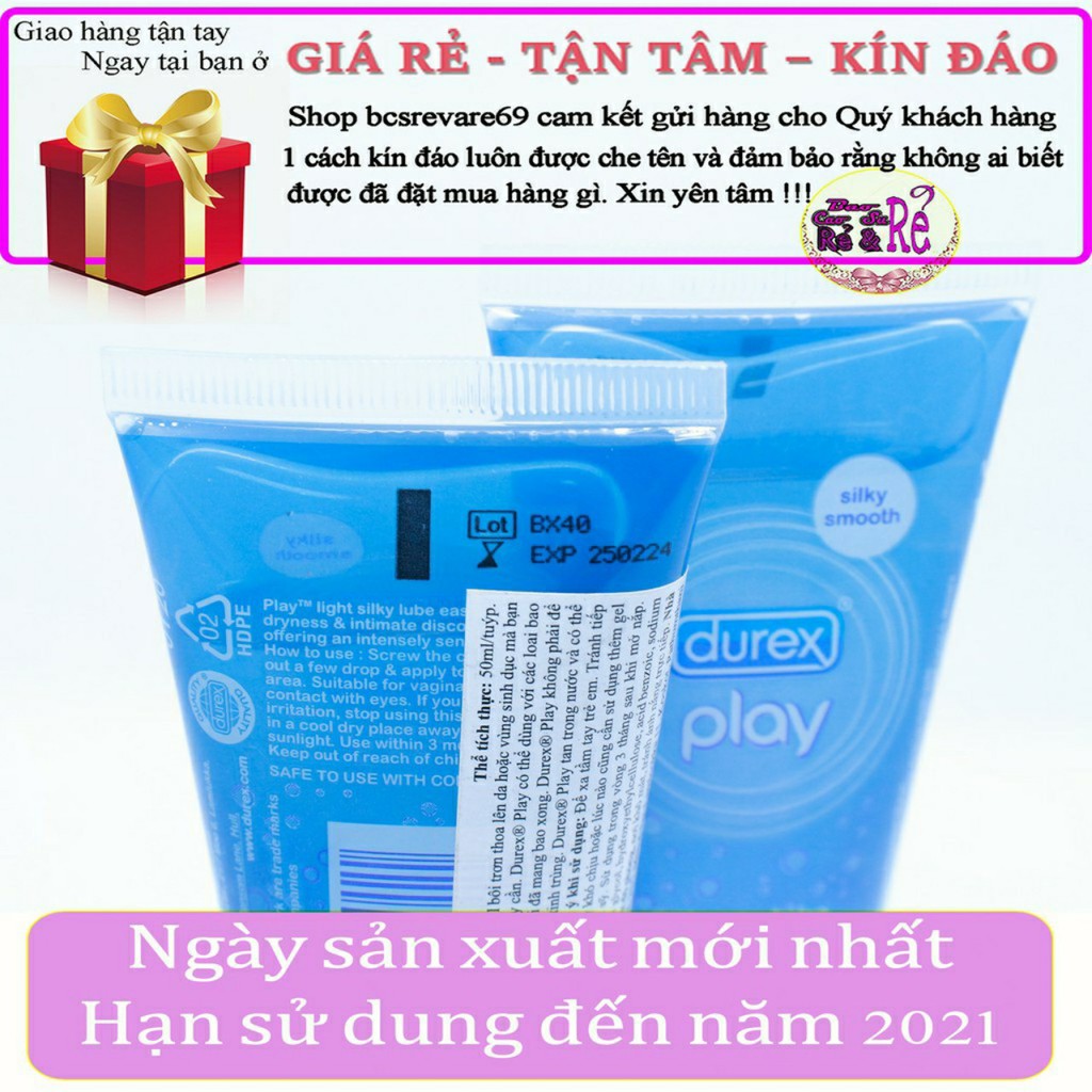 Gel Bôi Trơn Durex Play 50ml siêu trơn