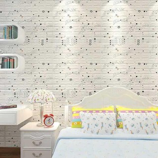 Miếng DáN TườNg Giả GạCh 3D Trang Trí PhòNg KháCh