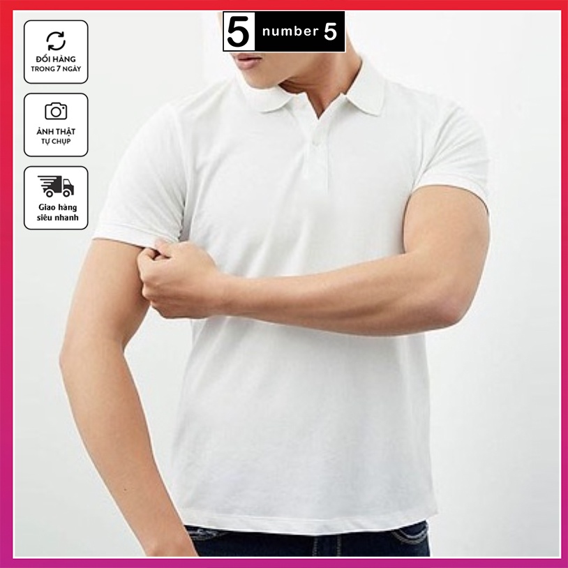 Áo Thun Polo Nam Trơn Vải Cá Sấu Cotton Cao Cấp Ngắn Tay Tông Màu Cực Sang Trọng Lịch Lãm [ APF ]