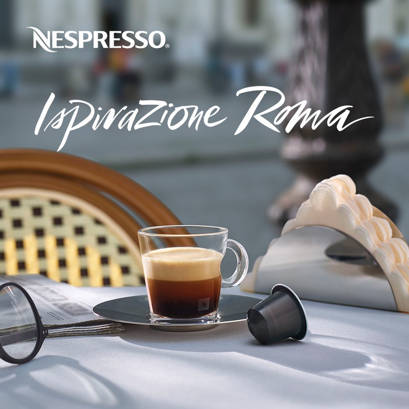 CÀ PHÊ VIÊN NÉN NESPRESSO CAPSULES -ROMA - MỨC ĐỘ ĐẬM : SỐ 8