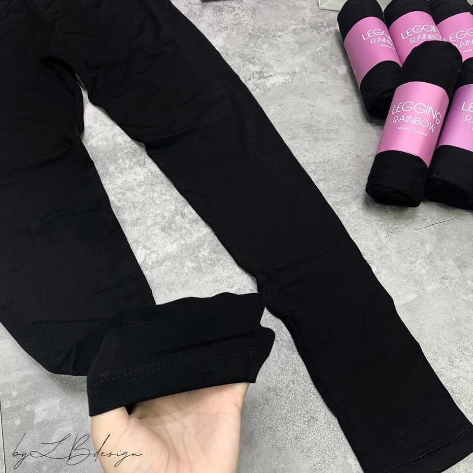 Quần nữ lưng cao legging thái ngố dài chất liệu thun 100% cotton siêu mềm mịn co giãn tốt G01