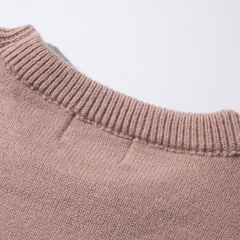 Áo Sweater Dệt Kim Tay Dài Cổ Tròn In Hoạt Hình Vịt Kiểu Harajuku Cá Tính Cho Nam Và Nữ