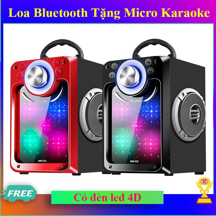 Loa bluetooth Karaoke Xách Tay MN03 Tặng Kèm Micro TL779