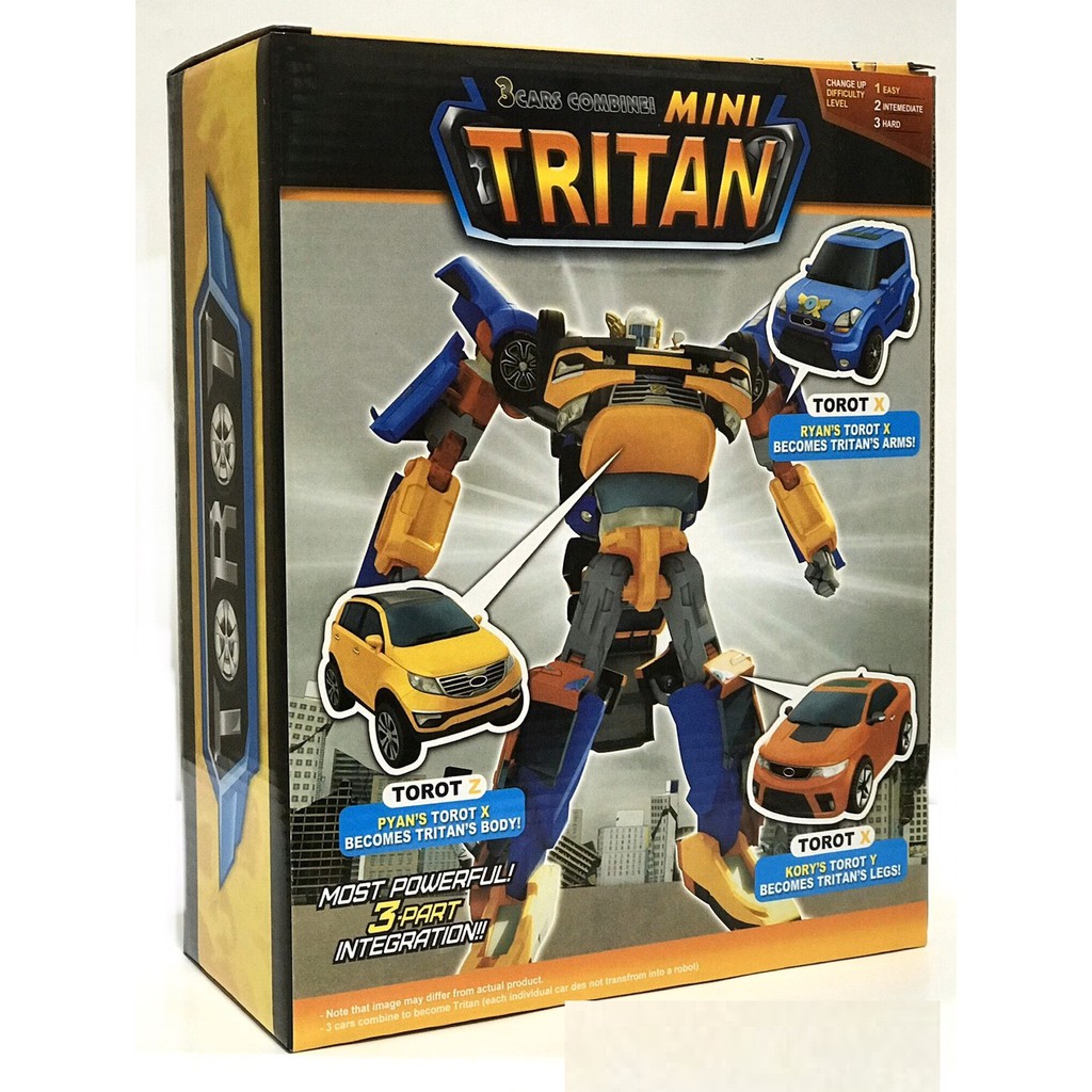 Xe Ô Tô Biến Hình Người Máy Transformer - Xe ô tô biến hình 2in1 - Hộp 1 xe