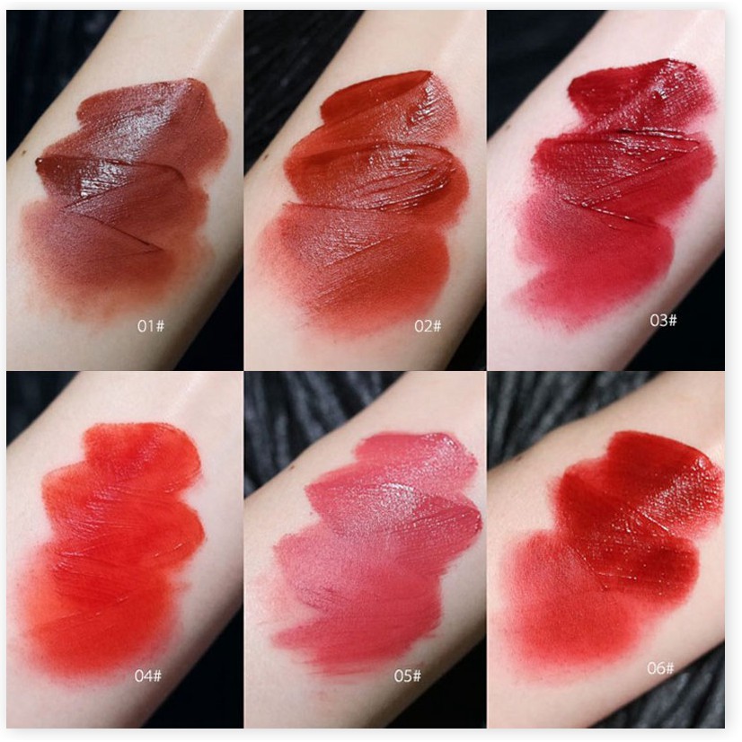 [Mã giảm giá] [Mã 66FMCGSALE hoàn 8% xu đơn 500K] Set 3 son kem lì HERORANGE chất velvet mịn lì Fluffy Lip Glaze