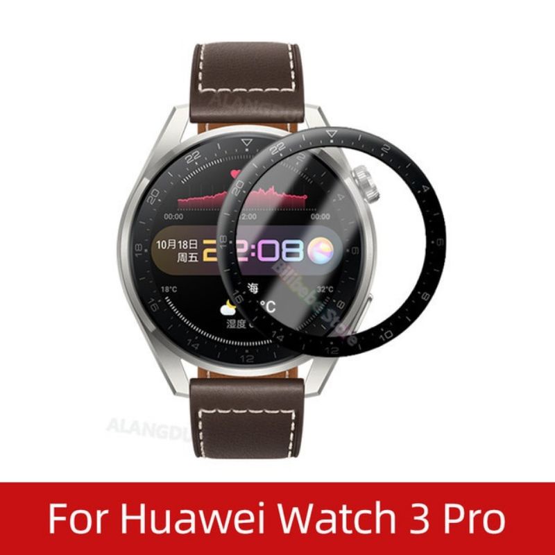 [Tặng 1 kính 2D khi mua 2 miếng 3D] Cường lực màn hình 3D Cạnh Cong Full mặt kính cho Huawei Watch 3 / Watch 3 Pro