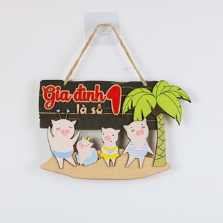 Bảng gỗ Gia đình là số 1