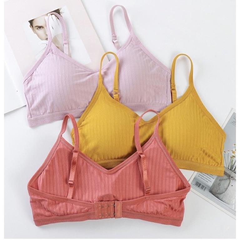 Áo Bra Nữ Softie Gân Tăm Nâng Ngực Thiết Kế Có Cài Sau 1363