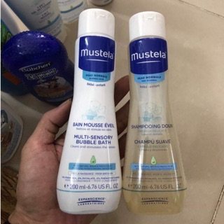 Gel tắm gội dưỡng ẩm mustela 200ml