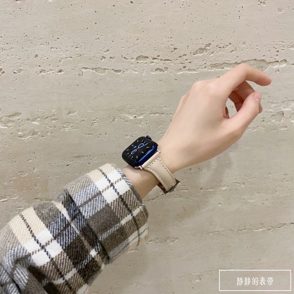 Dây Đeo Bằng Da Cho Apple Iwatch Series 6 5 Se 4 3 2 38mm 40mm 42mm 44mm