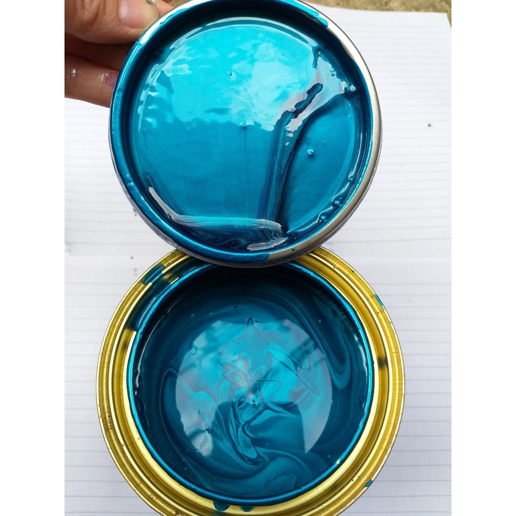 1 lạng màu xe máy wave xanh ngọc 110 sơn dặm, sơn nguyên chiếc cho xe đẹp như mới