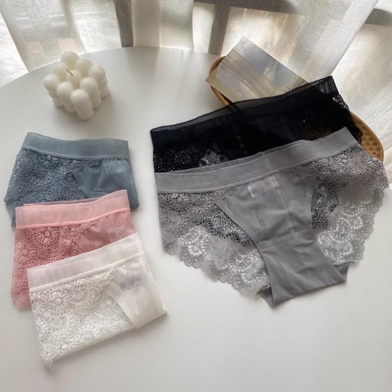 Quần Lót Nữ Softie Đúc Su Siêu Mát Phối Ren Hoa 3001