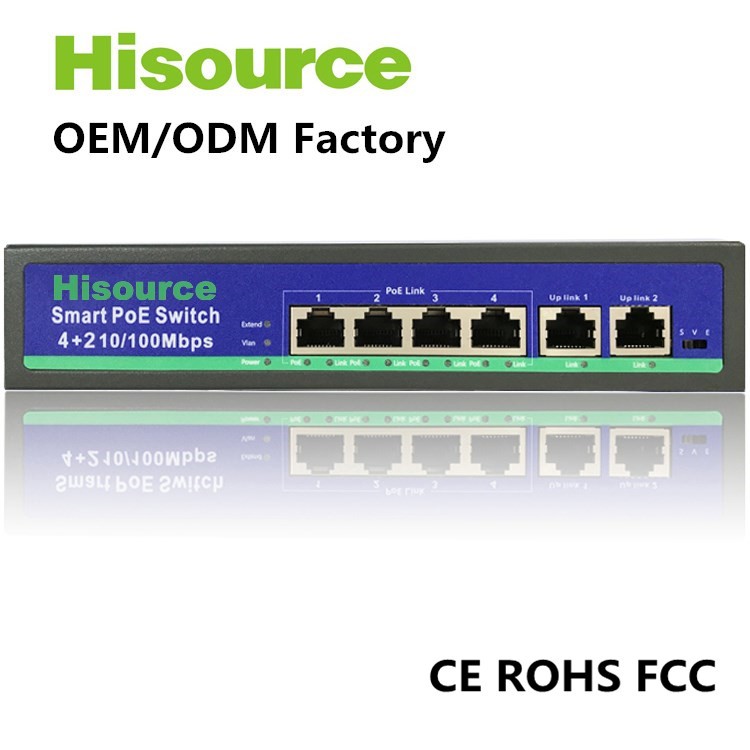 Switch Poe Hisoucre 4+2Up link