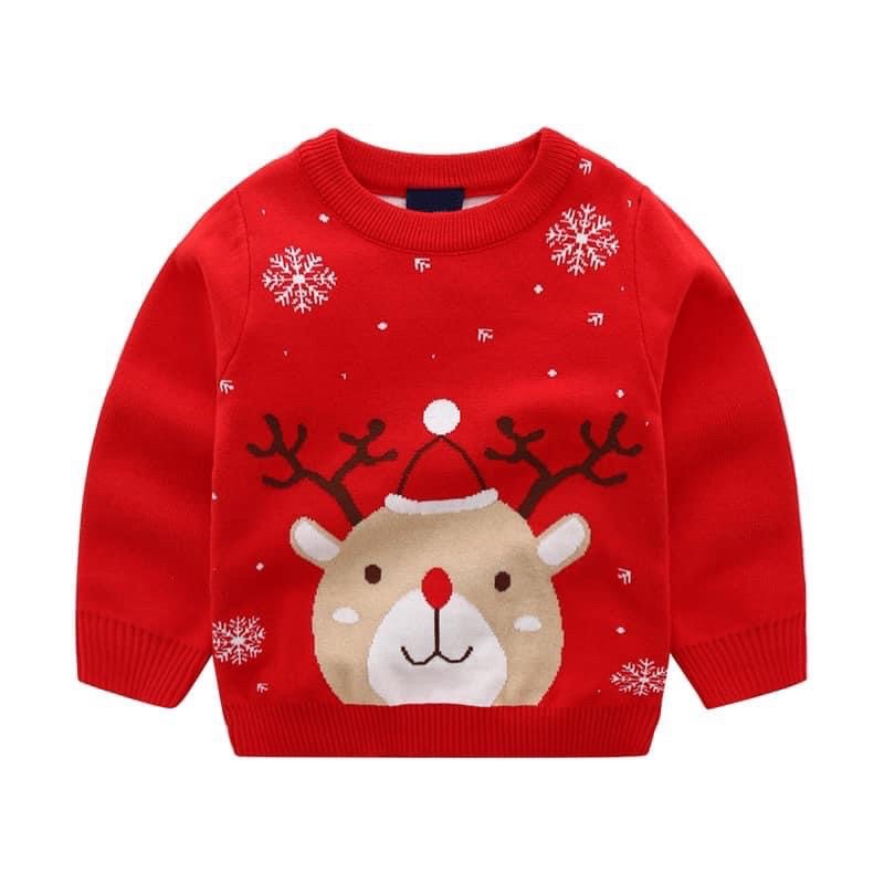 Áo len noel 2 lớp hàng QCCC Cho bé