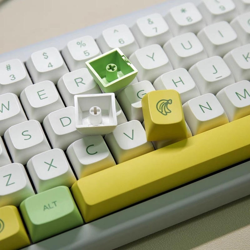 Set Keycap PBT XDA Ninja Fruits 139 Phím Cho Bàn Phím Cơ